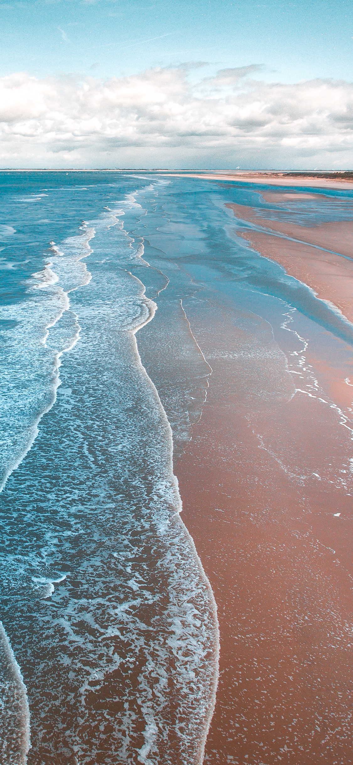 iPhone XS Max, iPhone XS, iPhone X, iPhone XR手机壁纸-蓝色的海浪