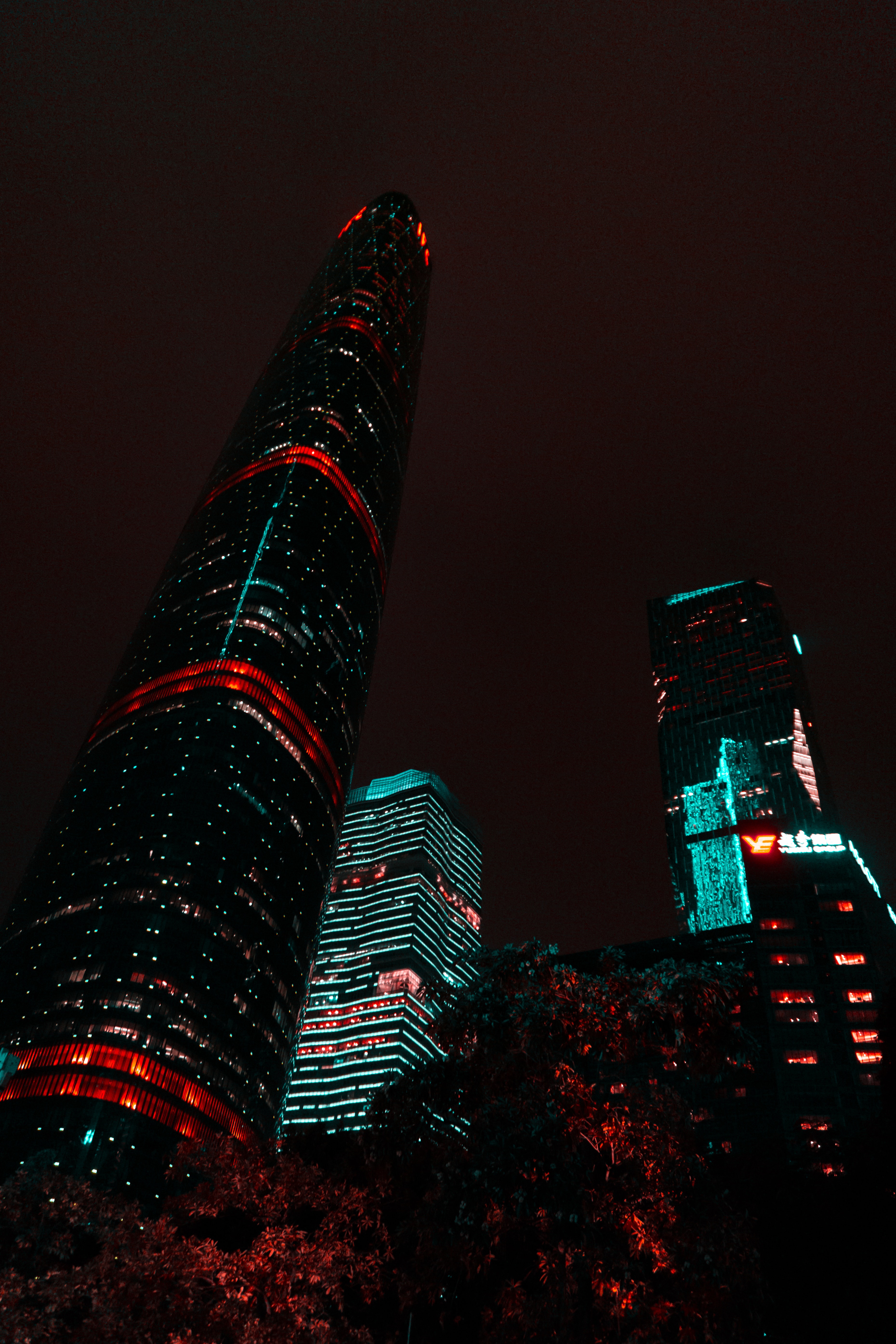 4K手机壁纸-广州城市夜景