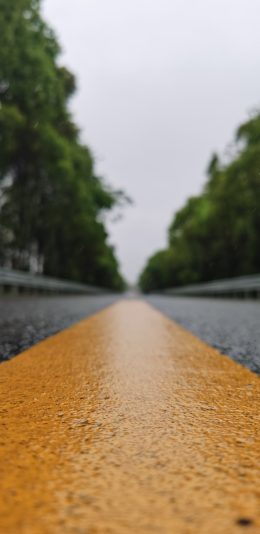 雨后乡间马路