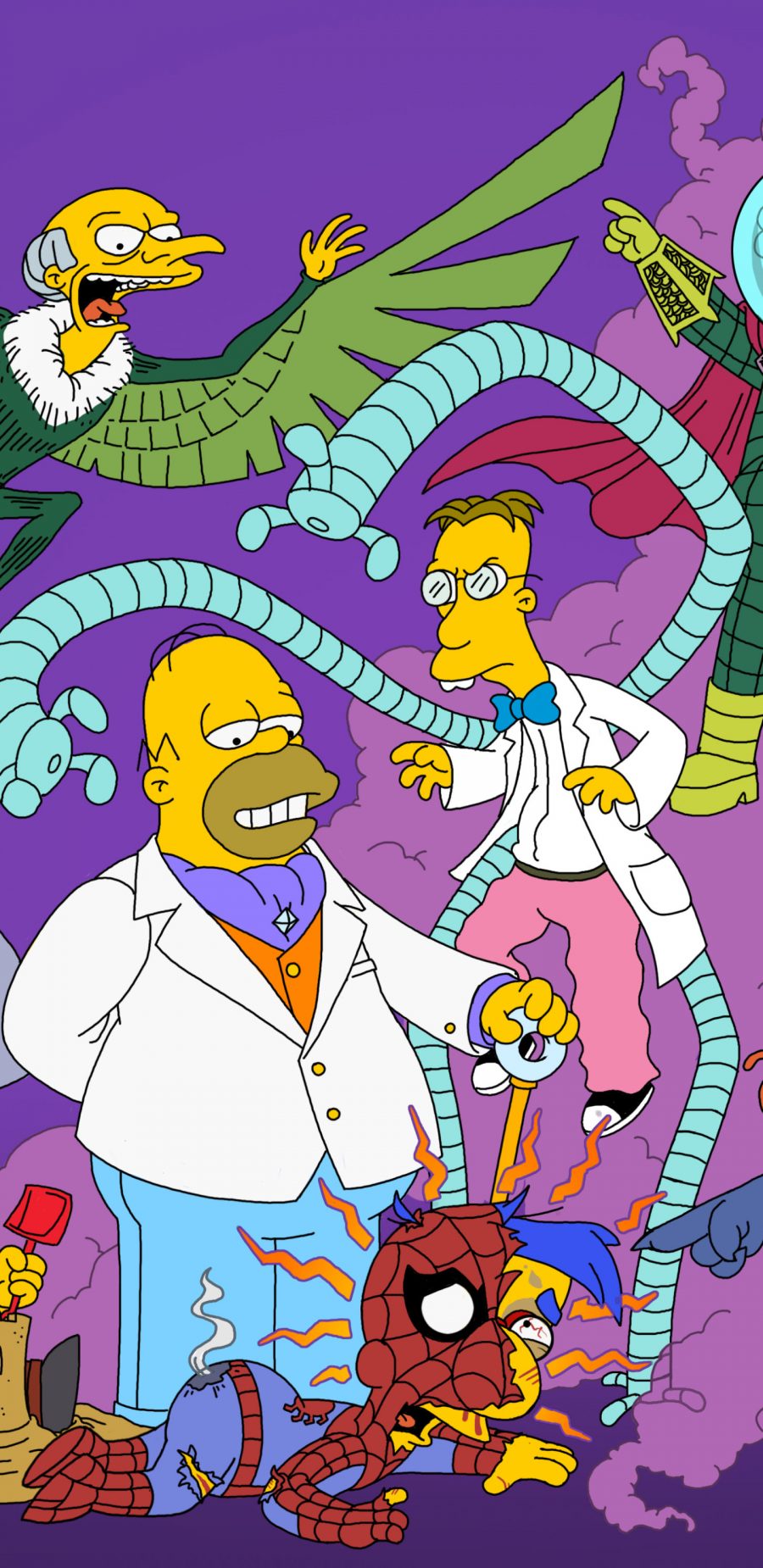 The Simpsons (1440×2960)手机壁纸