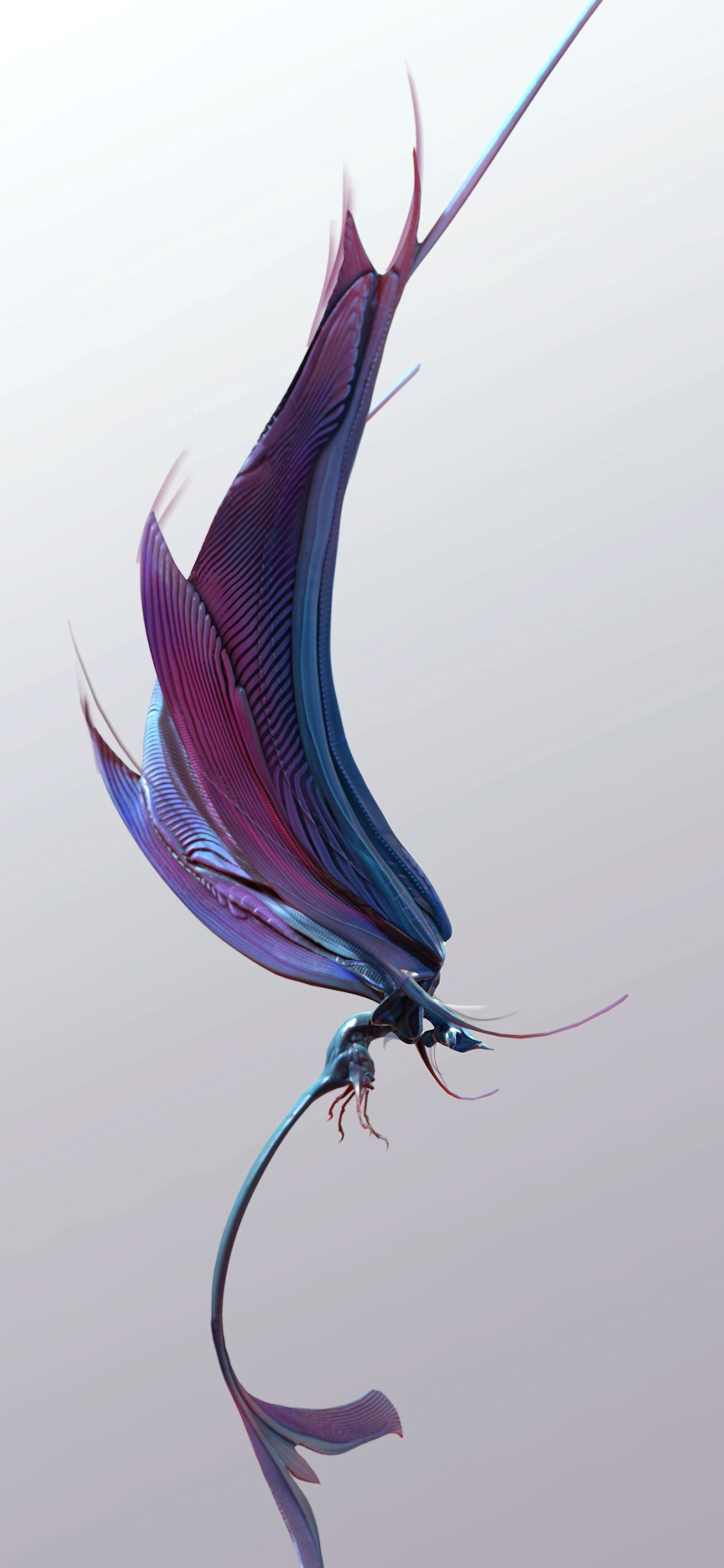 [2436×1125]CG原画 异形 怪兽 变形 苹果手机动漫壁纸图片