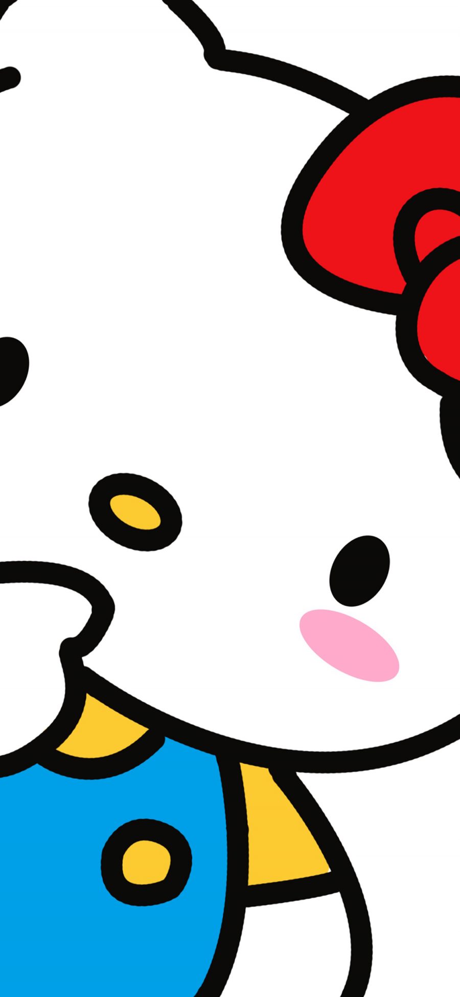 [2436×1125]Hello Kitty 凯特猫 卡通 苹果手机动漫壁纸图片