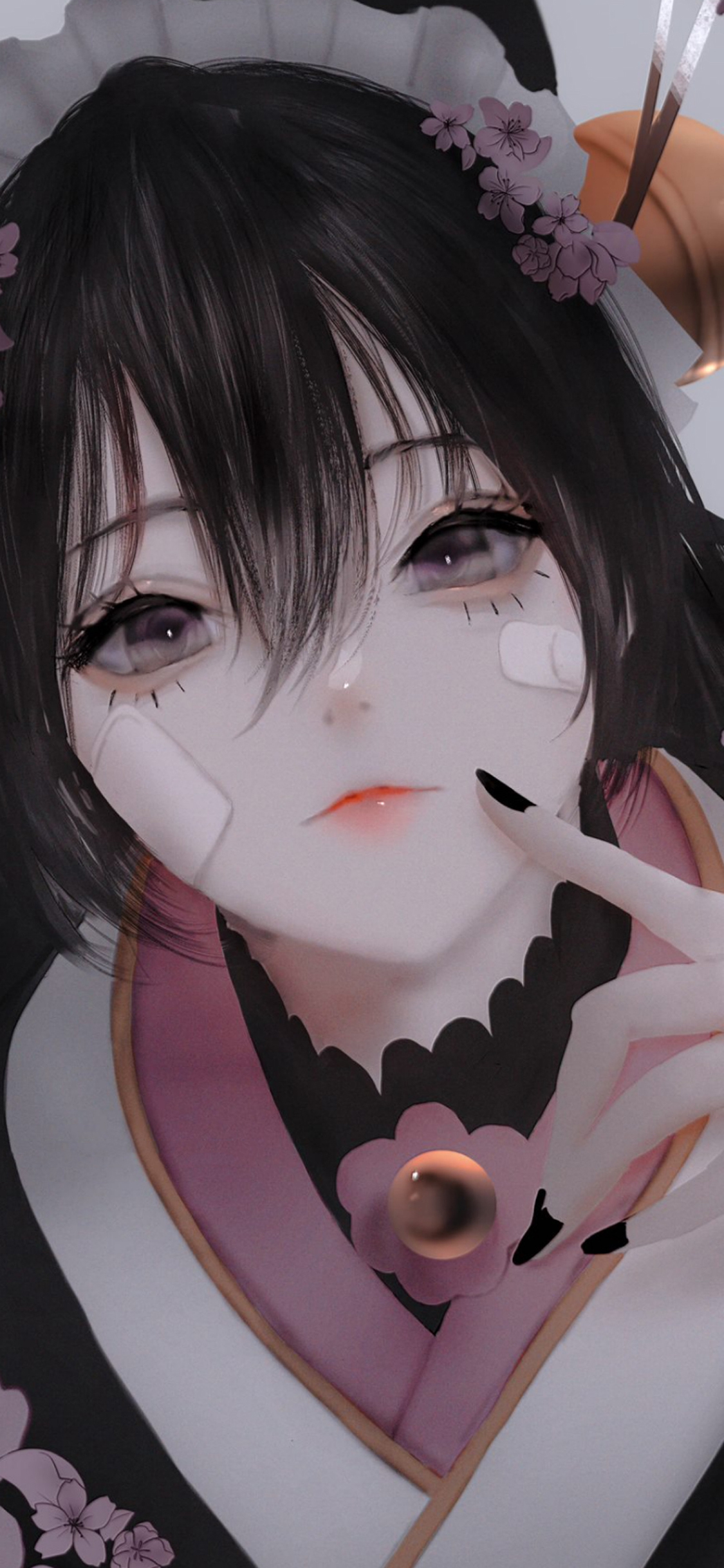 [2436×1125]动漫 少女 插图 画师：Aoi Ogata 苹果手机动漫壁纸图片