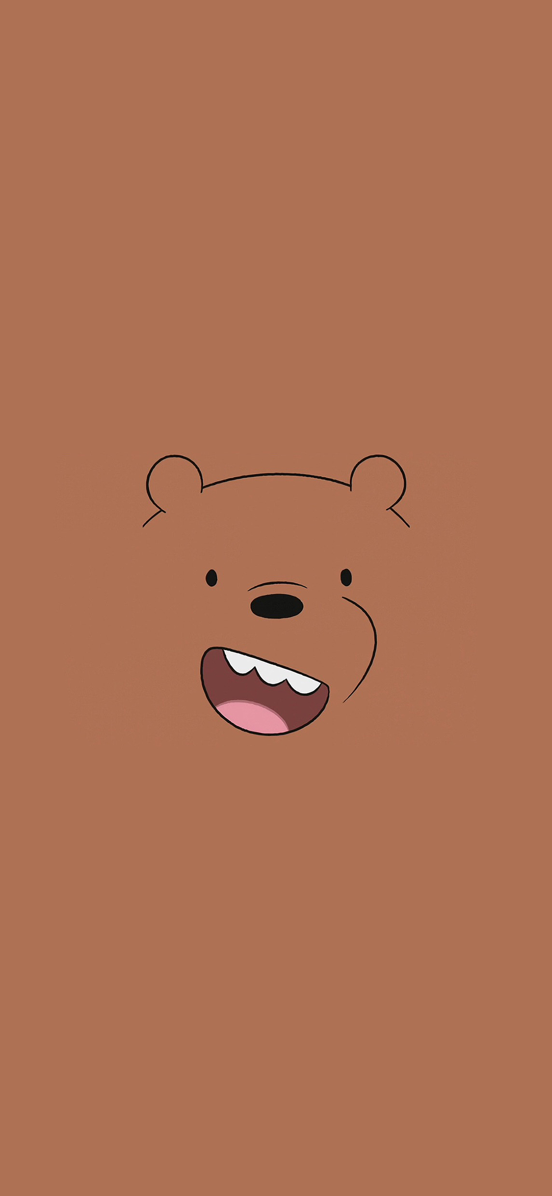[2436×1125]动画 Grizzly 棕熊 咱们裸熊 苹果手机动漫壁纸图片