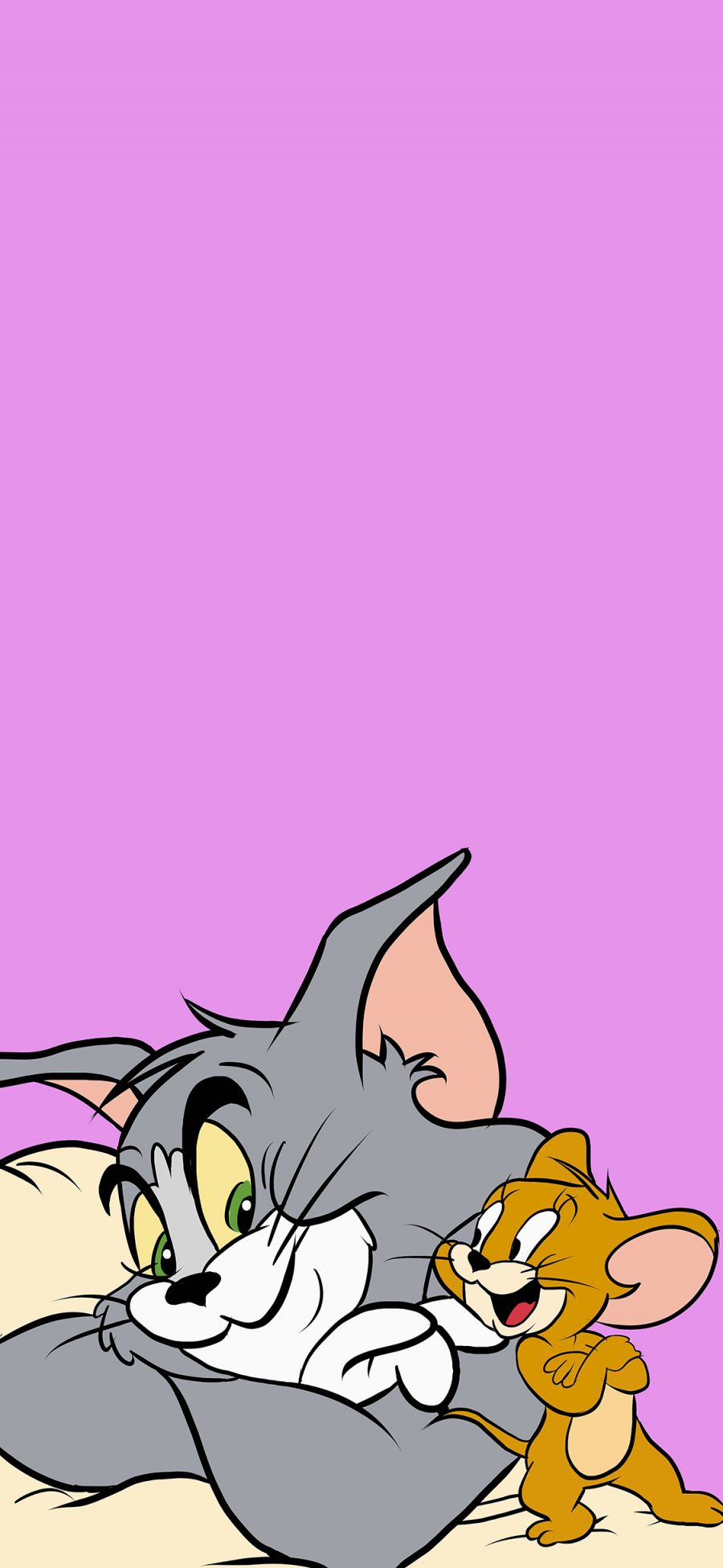 [2436×1125]动画 猫和老鼠 Tom and Jerry 苹果手机动漫壁纸图片