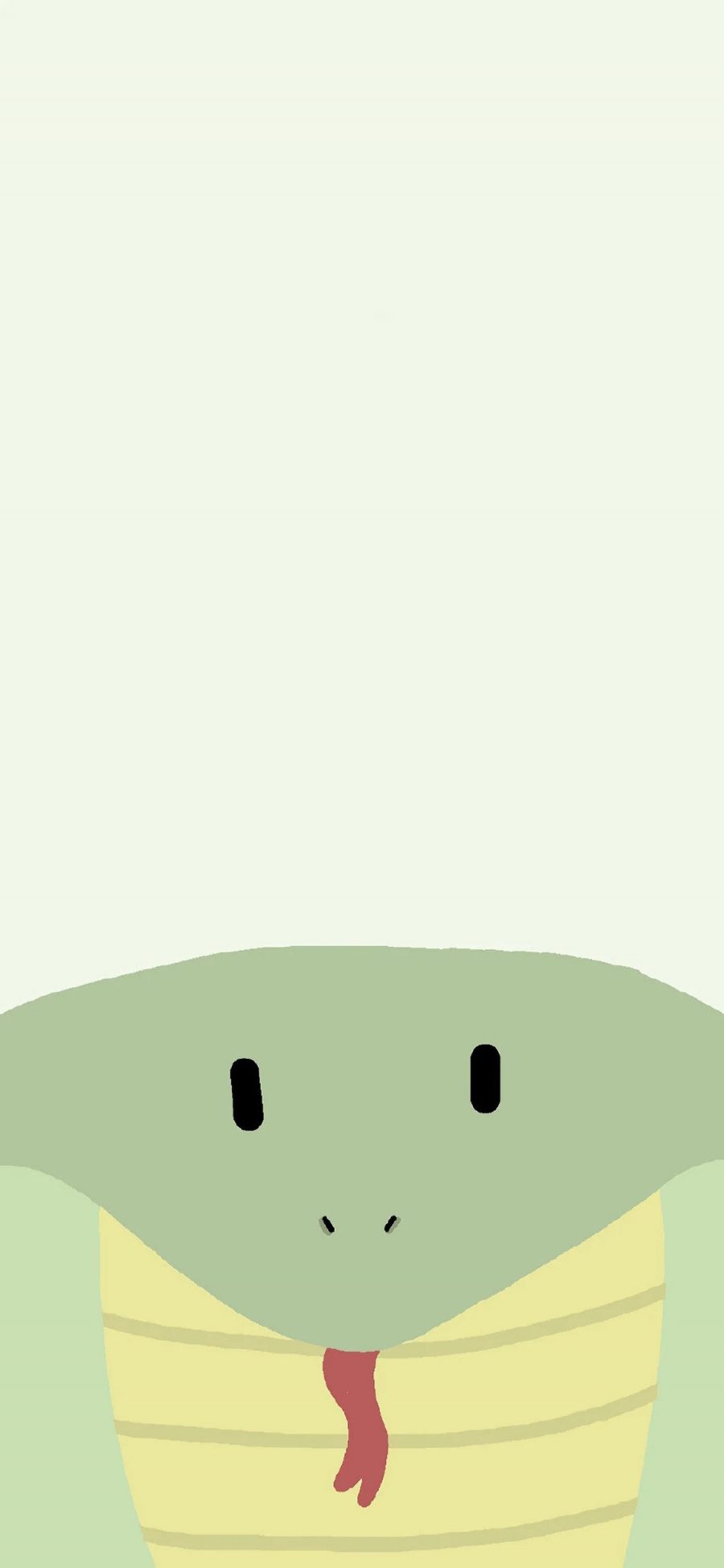[2436×1125]十二生肖 蛇 卡通 抽象 苹果手机动漫壁纸图片