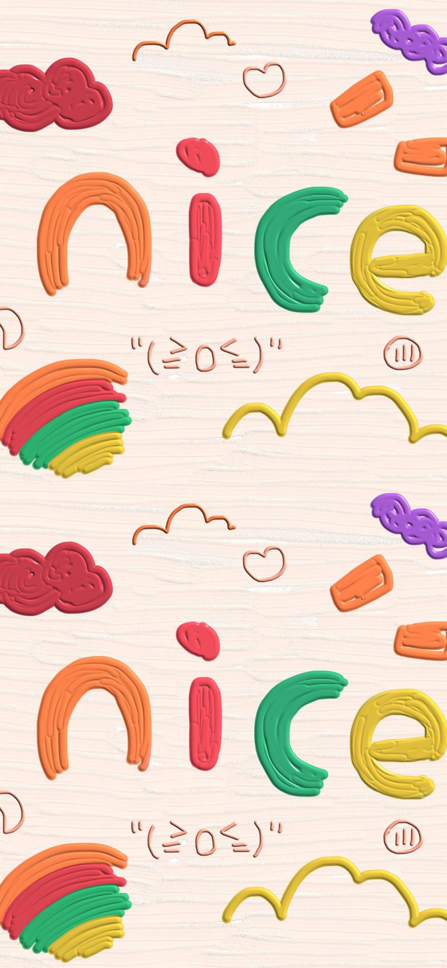 [2436×1125]卡通 nice 色彩 彩虹 苹果手机动漫壁纸图片
