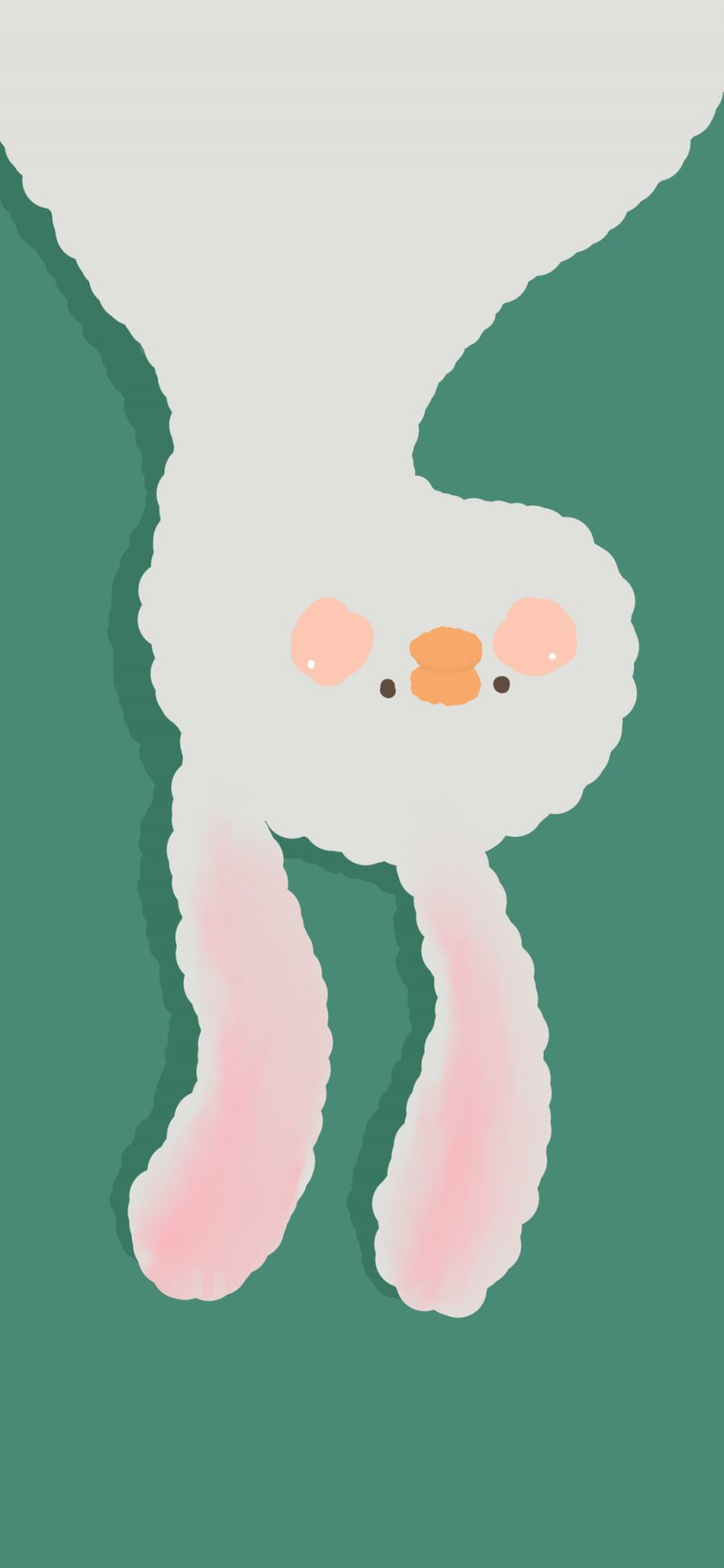[2436×1125]卡通 兔子 奇奇怪怪 可爱 苹果手机动漫壁纸图片