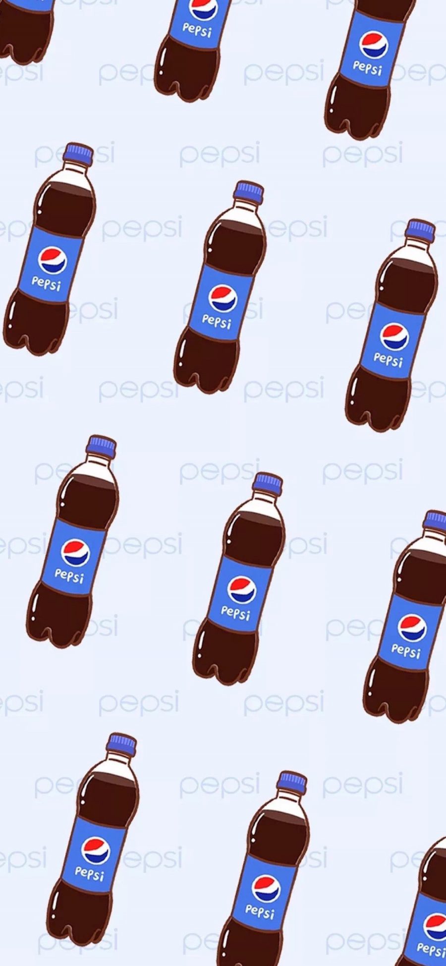 [2436×1125]卡通 百事可乐 Pepsi  平铺 苹果手机动漫壁纸图片