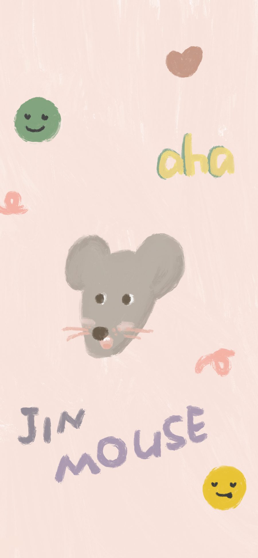[2436×1125]卡通 老鼠 mouse 笑脸 苹果手机动漫壁纸图片