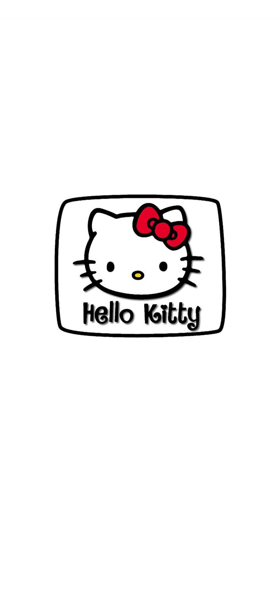 [2436×1125]可爱 HelloKitty 卡通 苹果手机动漫壁纸图片