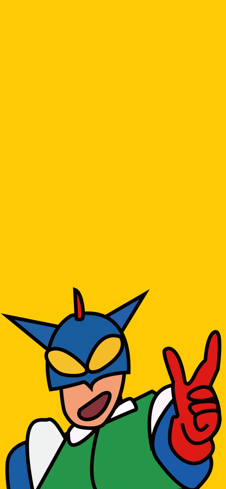 [2436×1125]咸蛋超人 动画 蜡笔小新 黄色 苹果手机动漫壁纸图片
