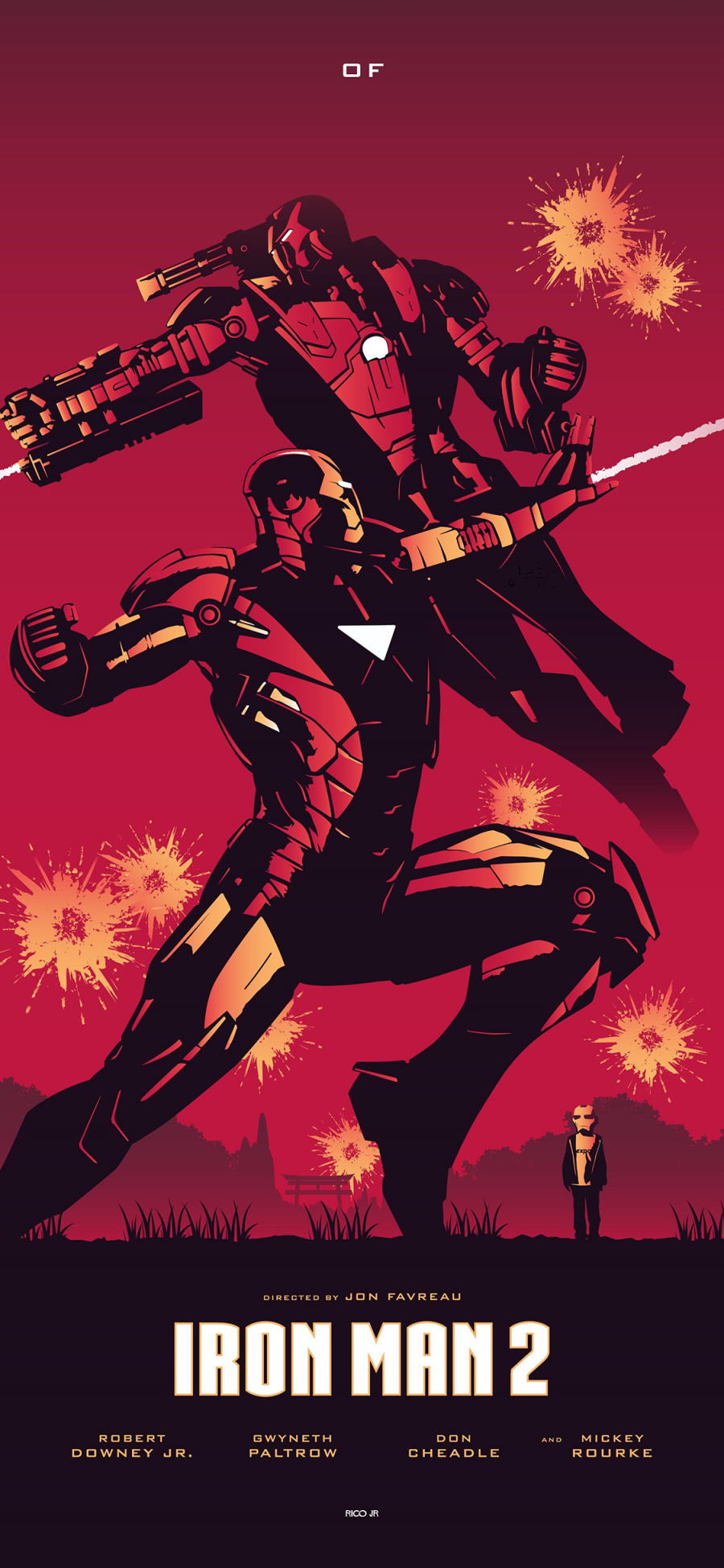 [2436×1125]复仇者联盟 漫威 超级英雄 欧美 红色 钢铁侠 苹果手机动漫壁纸图片