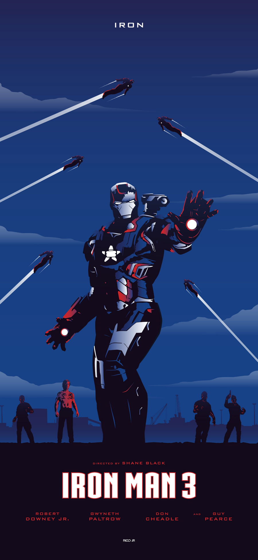 [2436×1125]复仇者联盟 漫威 超级英雄 欧美 蓝色 苹果手机动漫壁纸图片