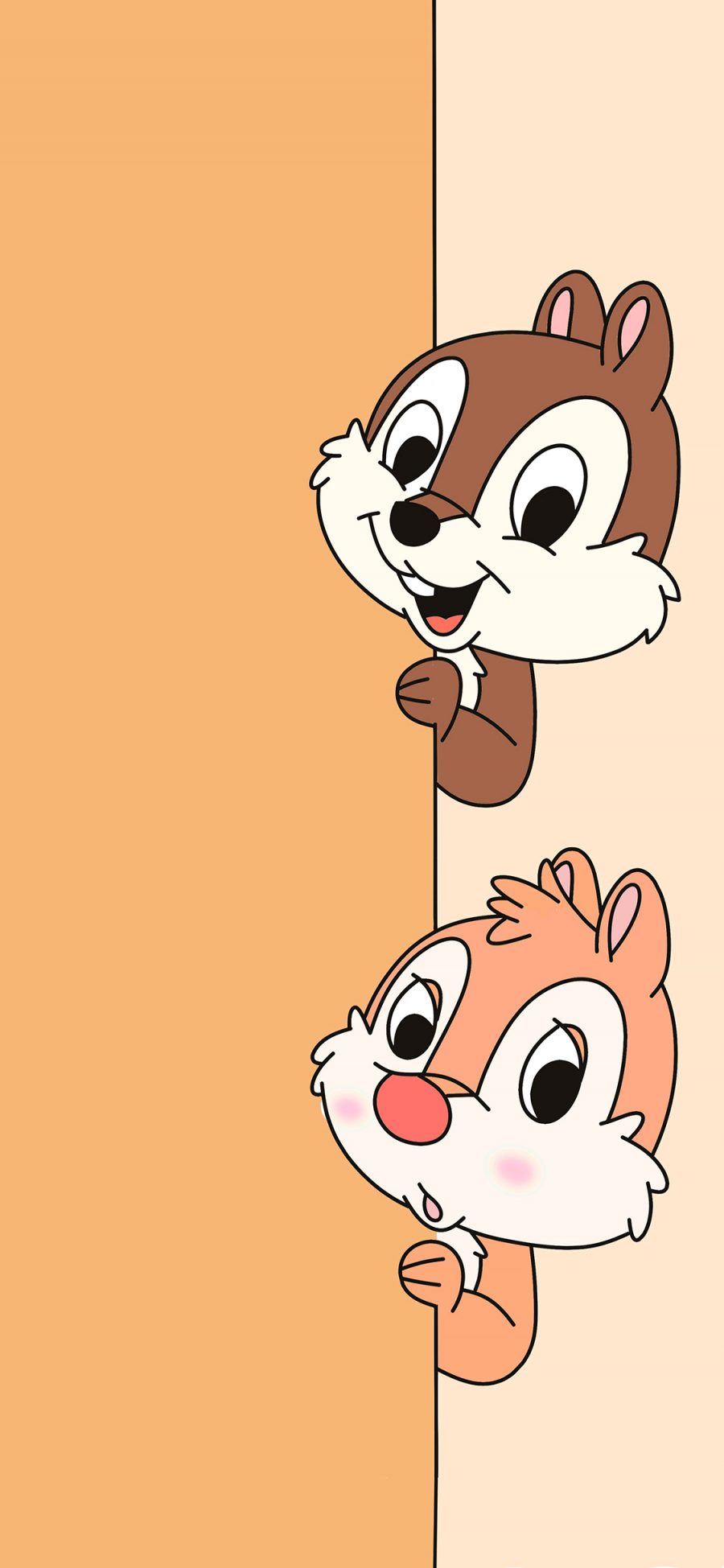 [2436×1125]奇奇和蒂蒂 花栗鼠 大兵布鲁托 动画 迪士尼 苹果手机动漫壁纸图片