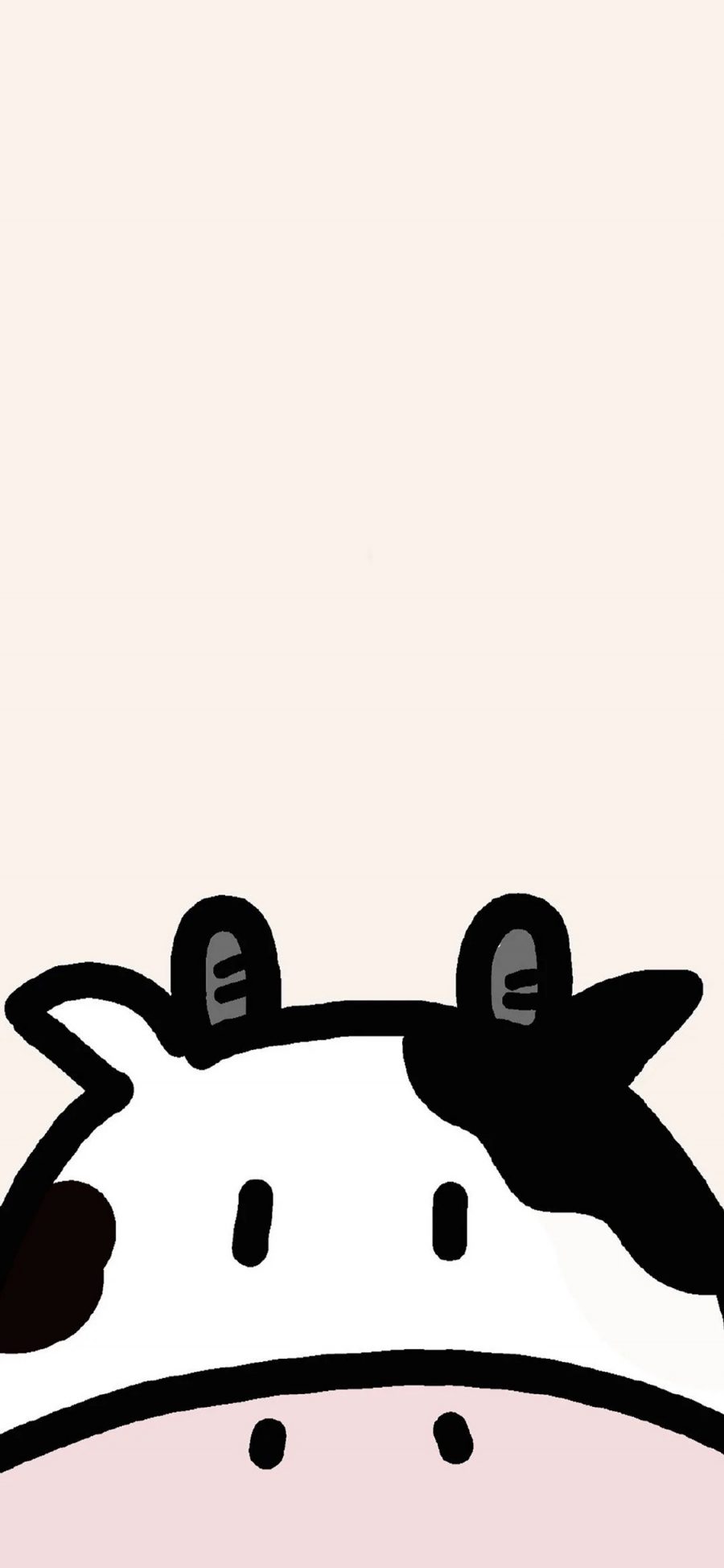 [2436×1125]奶牛 十二生肖 可爱 苹果手机动漫壁纸图片