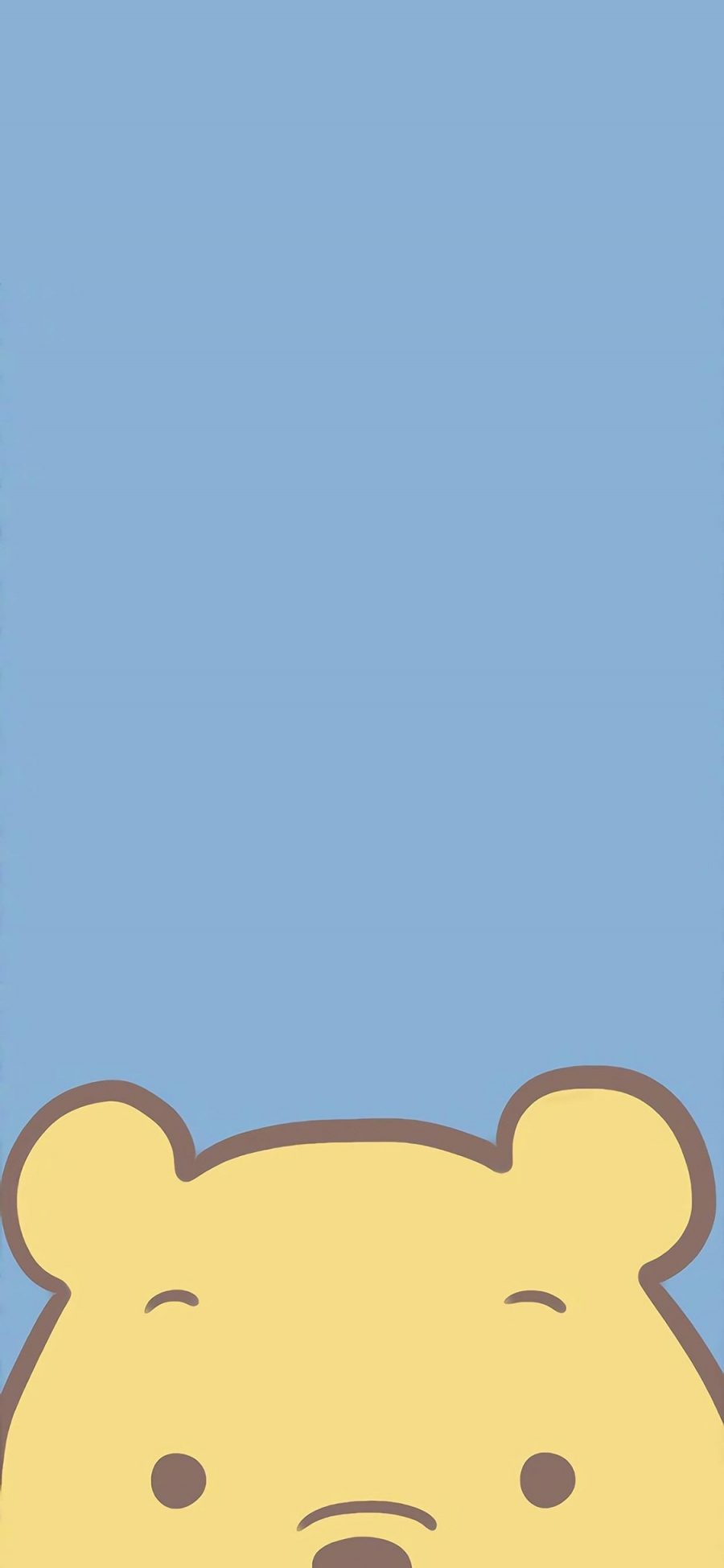 [2436×1125]小熊维尼 可爱 维尼熊 迪士尼 苹果手机动漫壁纸图片
