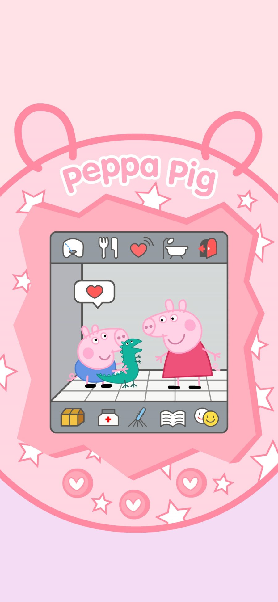 [2436×1125]小猪佩奇 粉色 卡通 可爱 动画 苹果手机动漫壁纸图片