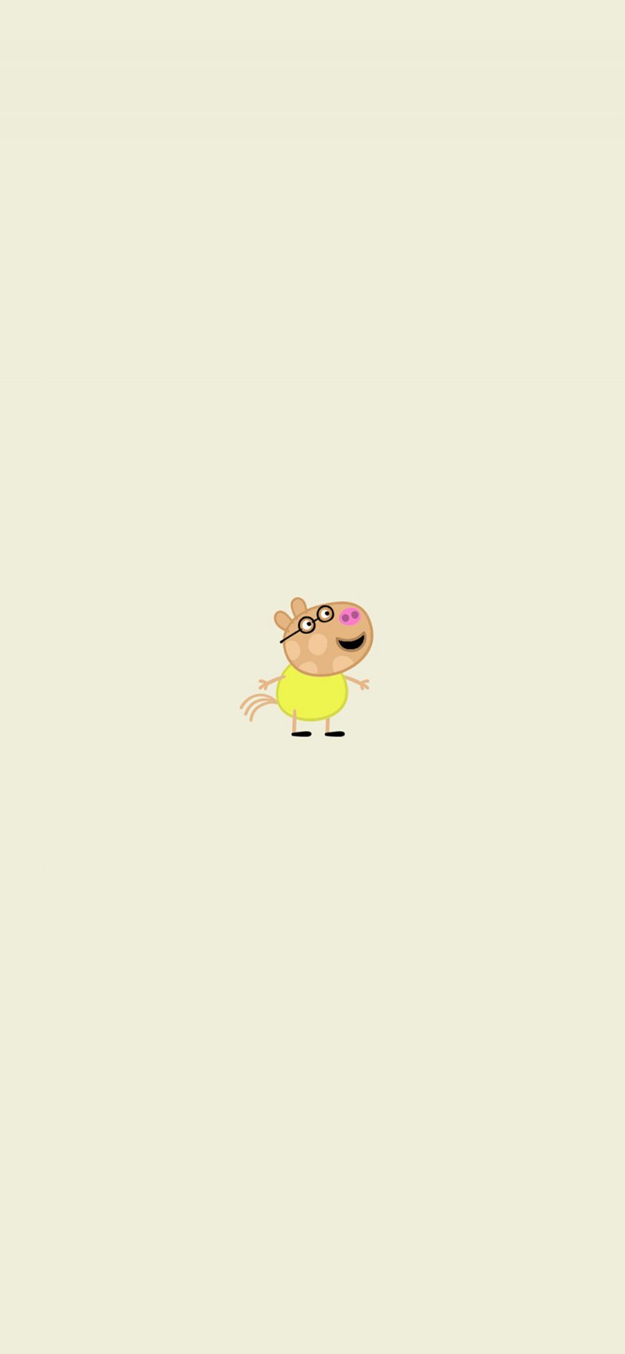 [2436×1125]小马佩德罗 动画 小猪佩奇 可爱  黄色 苹果手机动漫壁纸图片