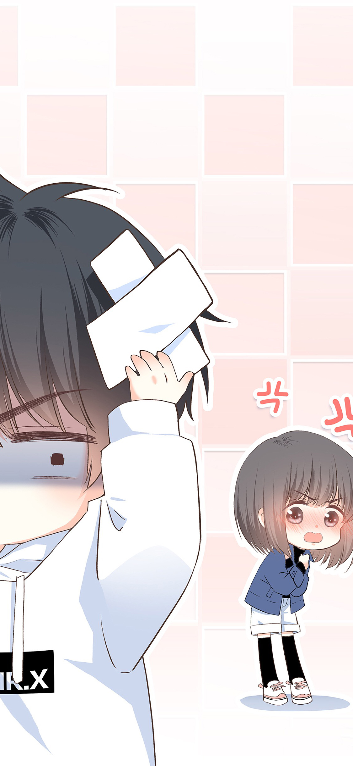 [2436×1125]怦然心动 国产漫画 狄淇儿 江应怜 苹果手机动漫壁纸图片