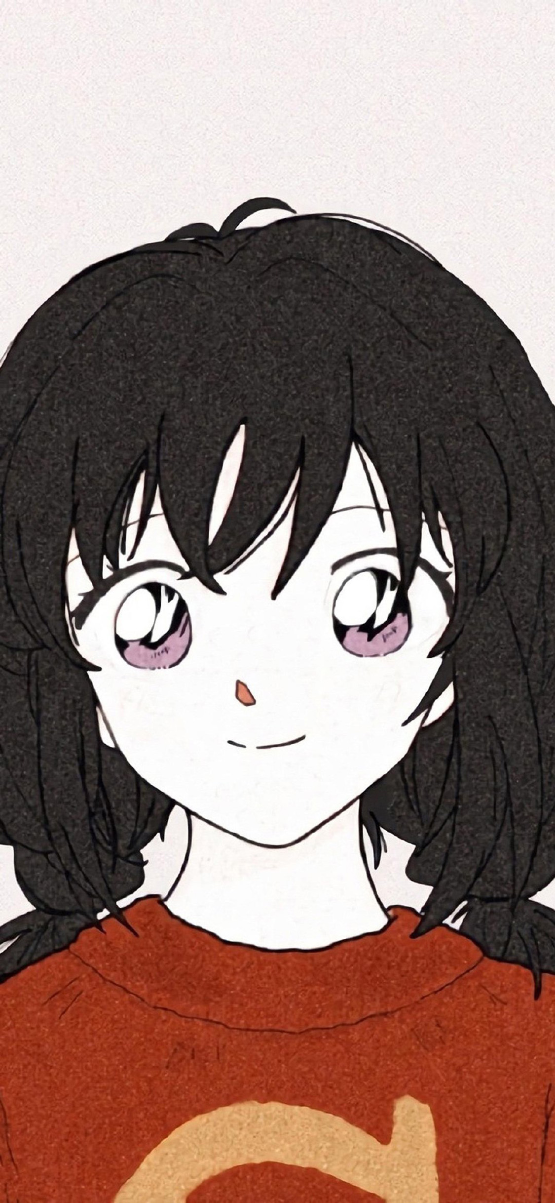 [2436×1125]日漫 名侦探柯南 灰原哀 侦探 高中生 苹果手机动漫壁纸图片