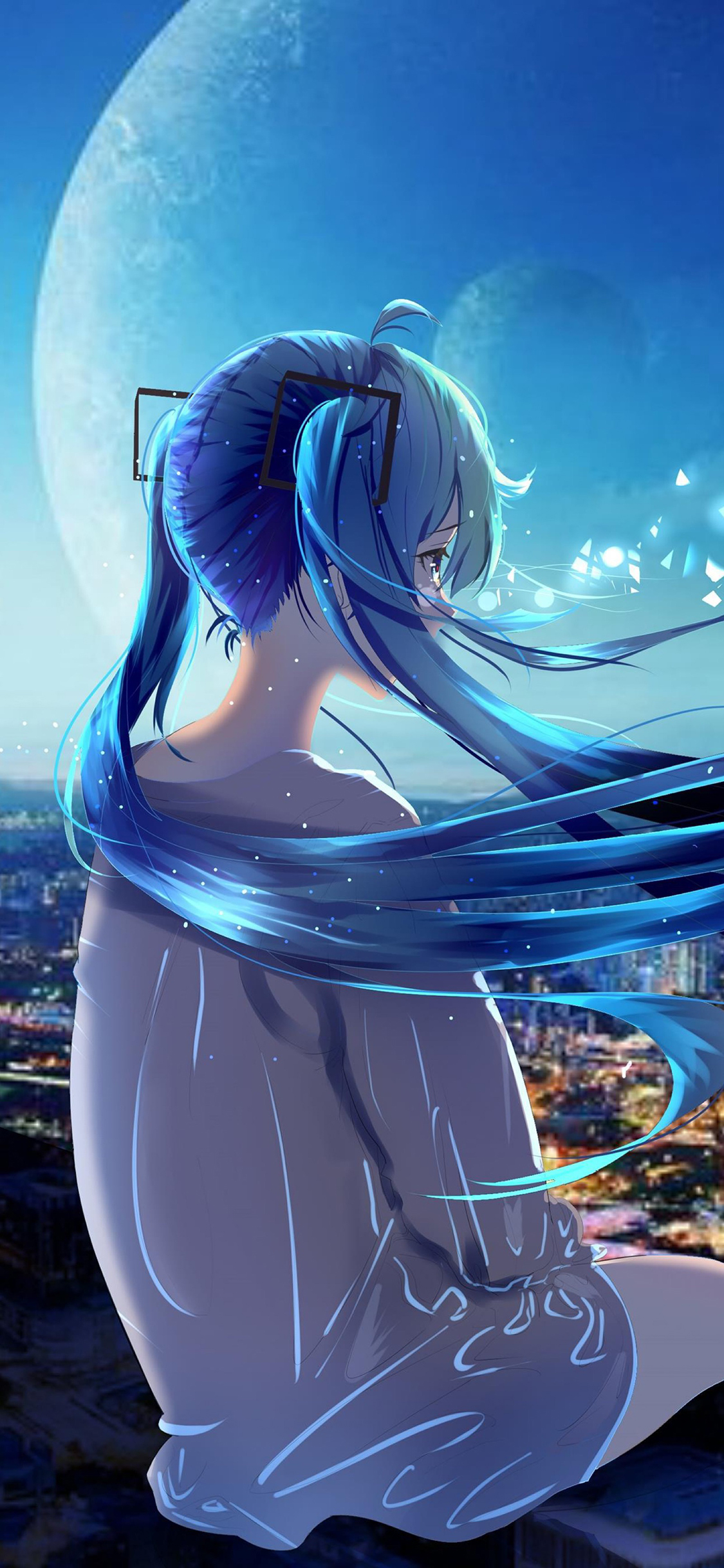 [2436×1125]日系 动漫 少女 二次元 苹果手机动漫壁纸图片