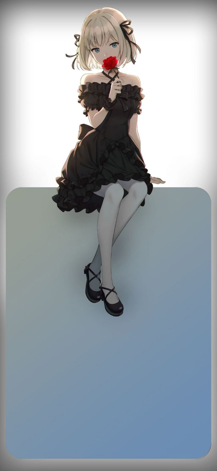 [2436×1125]日系 萝莉 二次元 少女 苹果手机动漫壁纸图片