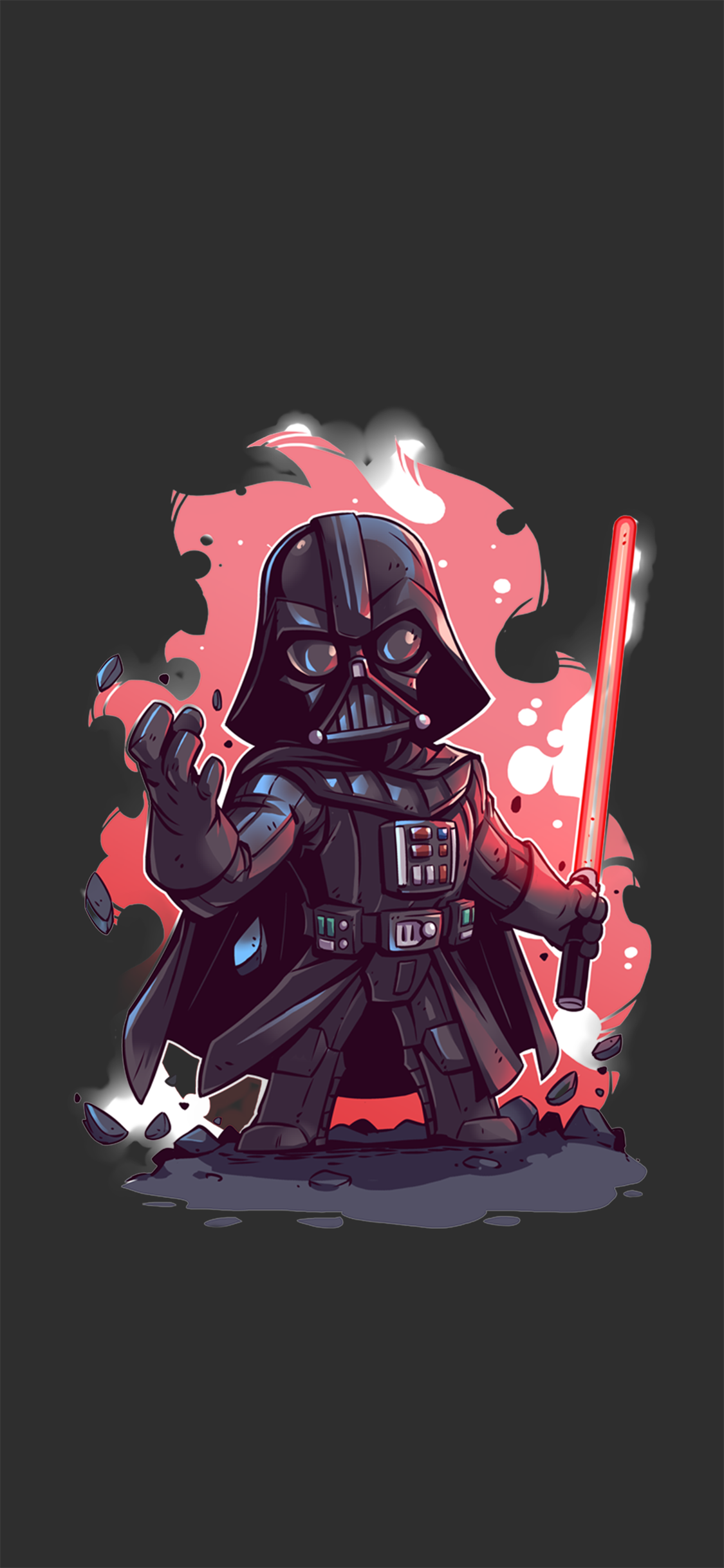 [2436×1125]星球大战 绝地武士 爵爷 苹果手机动漫壁纸图片