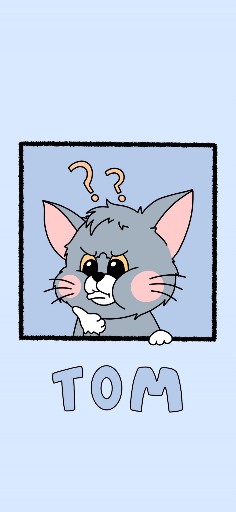 [2436×1125]汤姆猫 Tom 猫和老鼠 苹果手机动漫壁纸图片