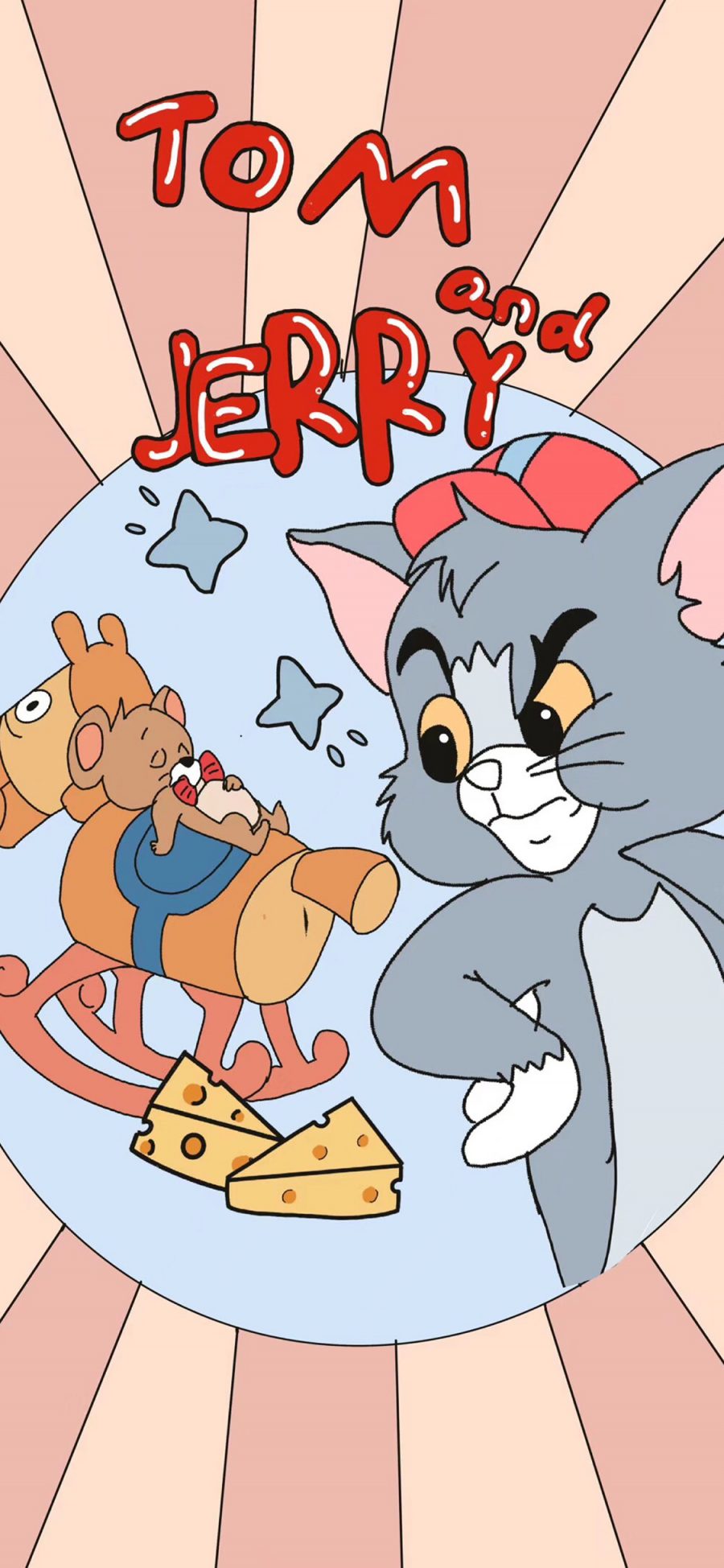 [2436×1125]猫和老鼠 Tom and Jerry 苹果手机动漫壁纸图片