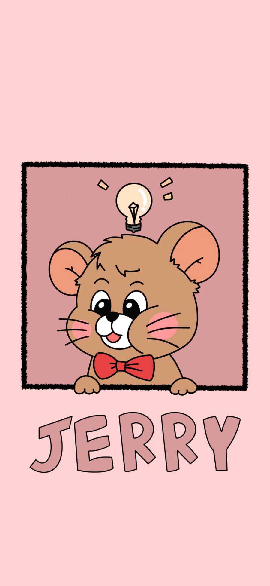 [2436×1125]猫和老鼠 杰瑞鼠 Jerry 苹果手机动漫壁纸图片