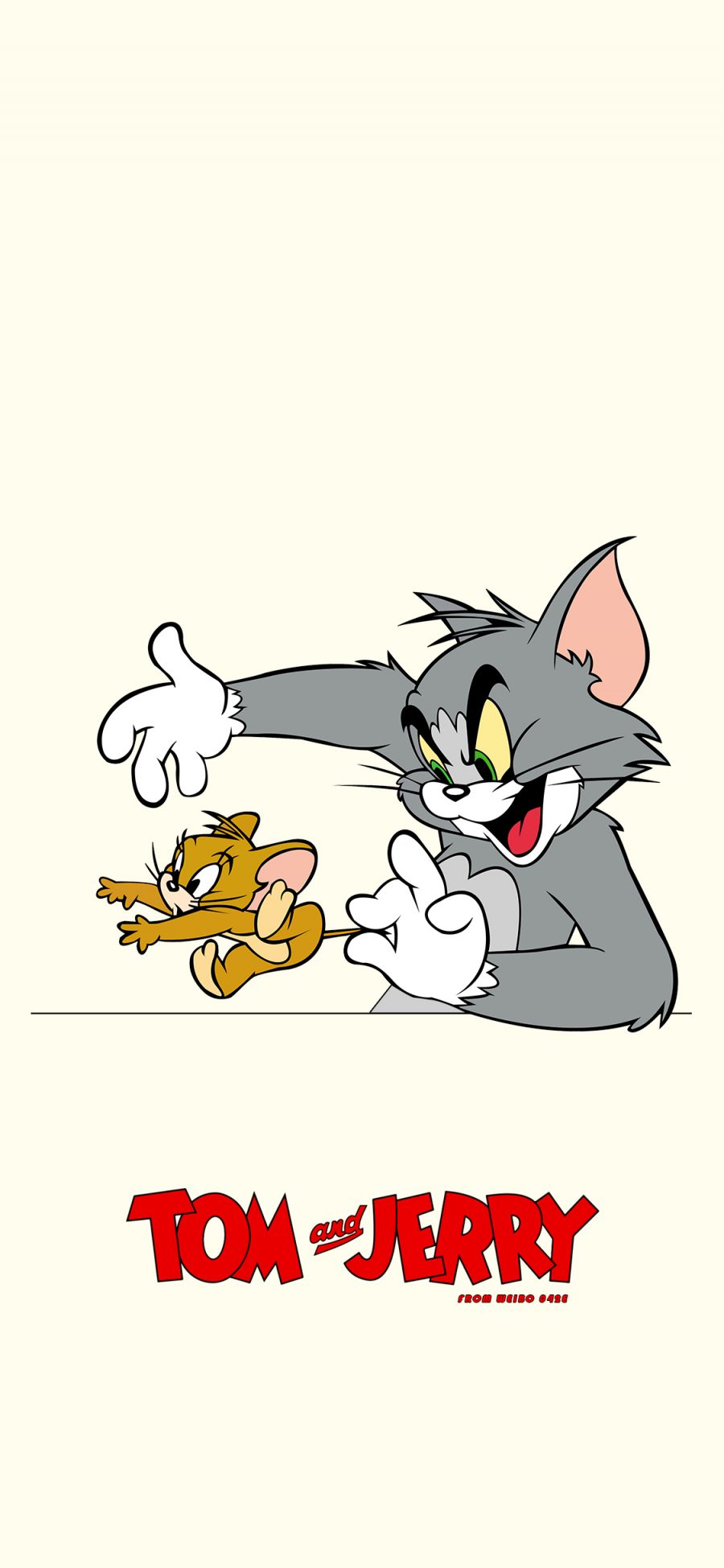 [2436×1125]猫和老鼠 漫画 动画 汤姆猫 杰瑞 苹果手机动漫壁纸图片