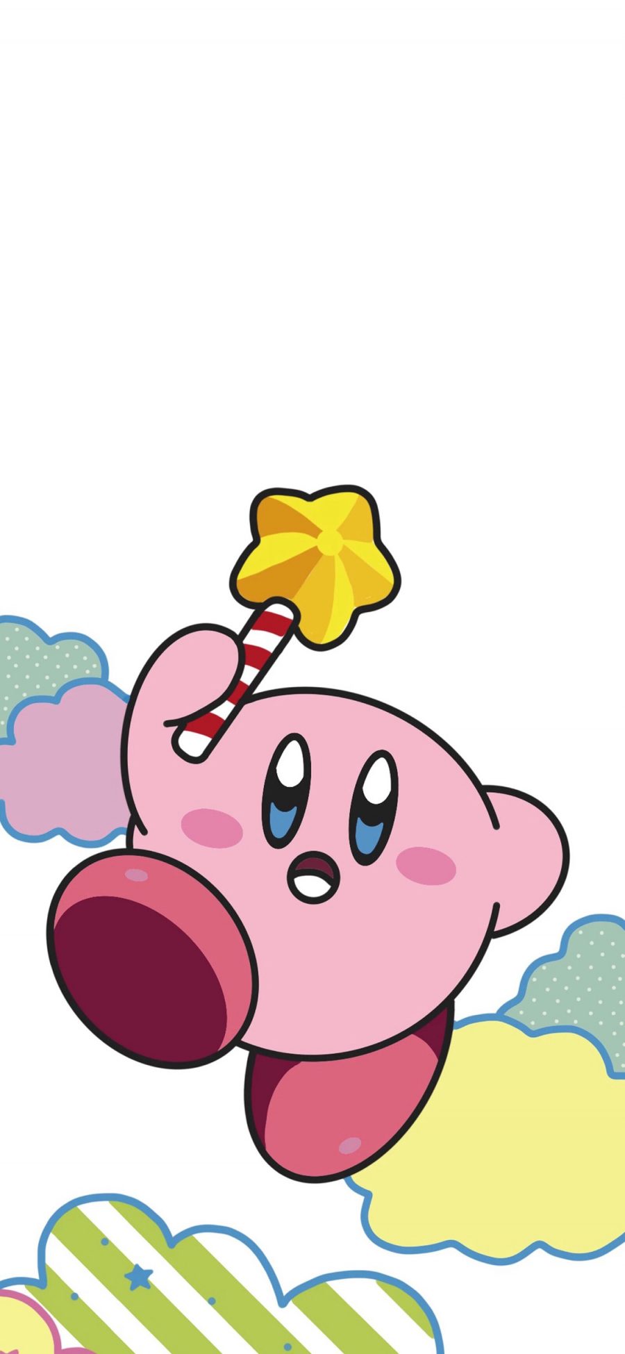 [2436×1125]皮卡丘 精灵 星之卡比 Kirby 粉色 苹果手机动漫壁纸图片