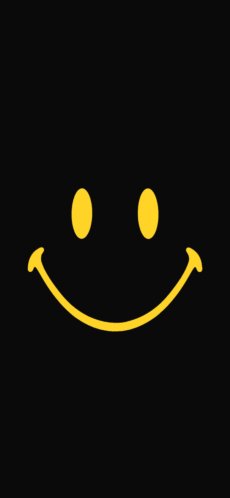 [2436×1125]笑脸 CHINATOWN MARKET 黑色 表情 品牌 苹果手机动漫壁纸图片