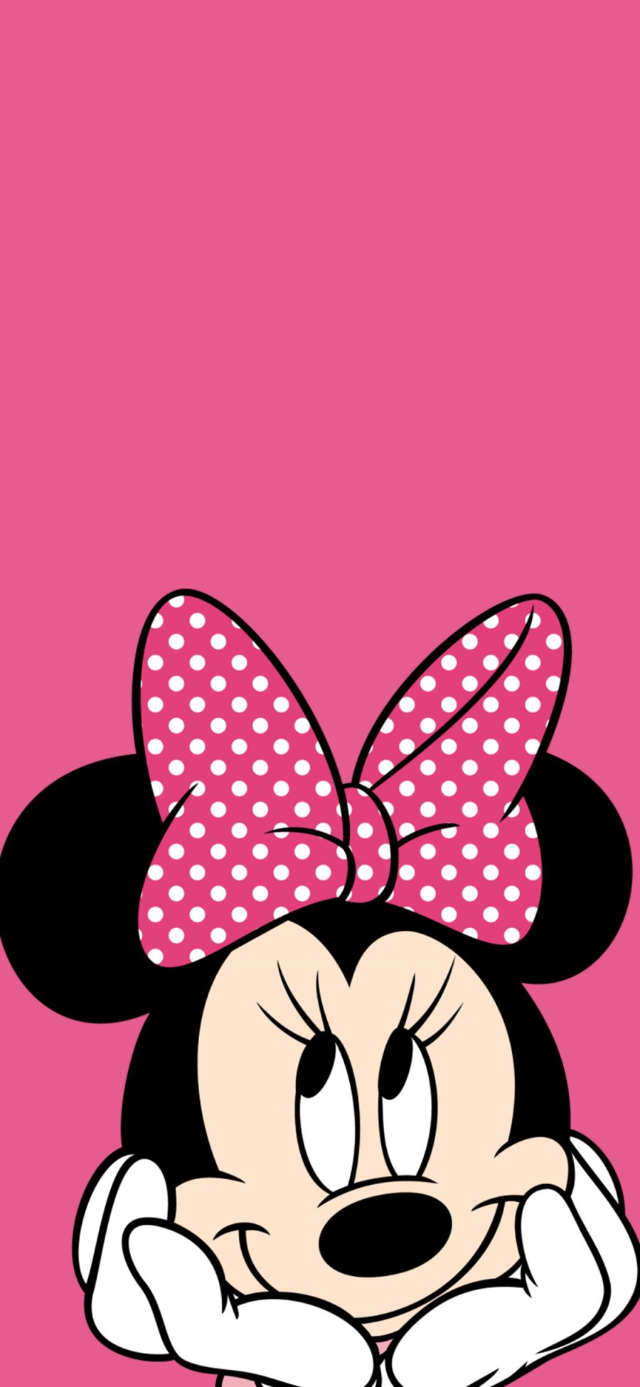 [2436×1125]米妮 米老鼠 粉色 迪士尼 动画 卡通 苹果手机动漫壁纸图片