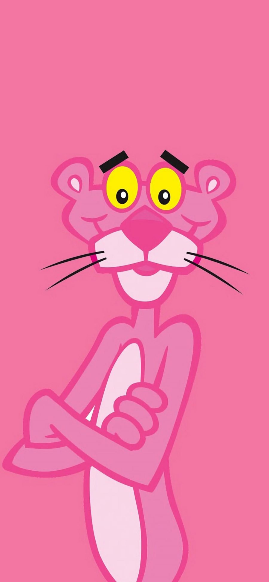 [2436×1125]粉红豹 动画 粉色 苹果手机动漫壁纸图片