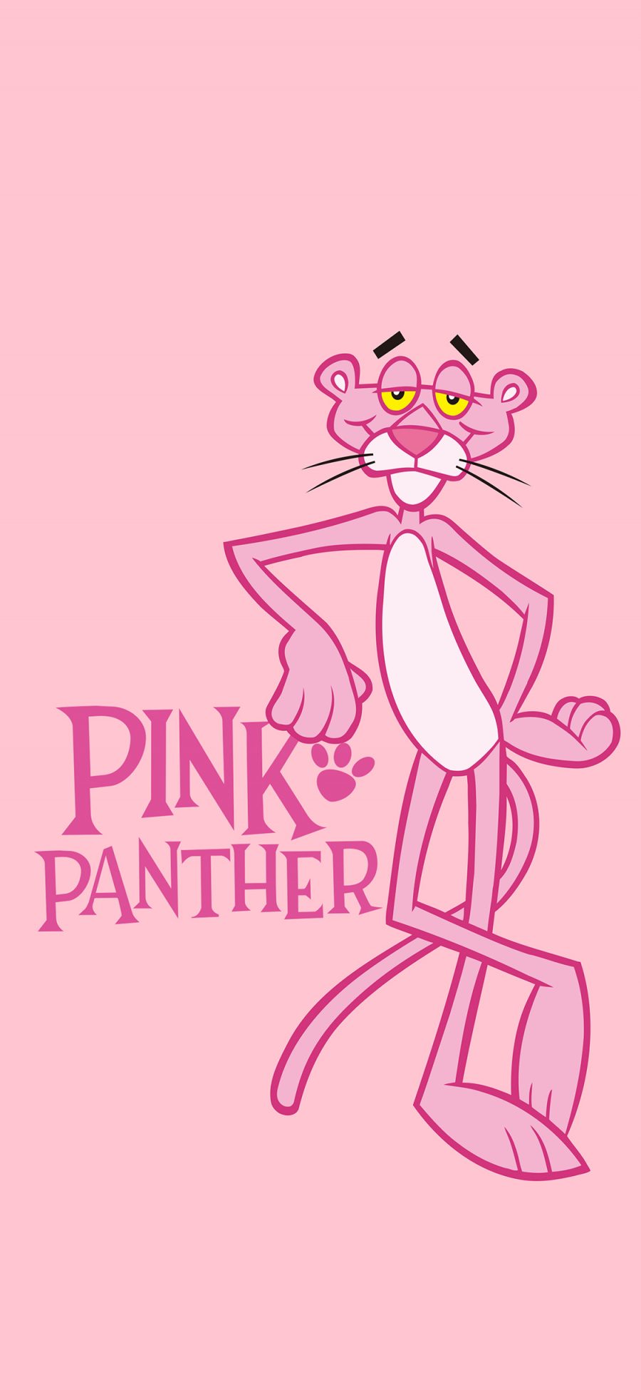[2436×1125]粉红豹 顽皮豹 粉色 动画 苹果手机动漫壁纸图片