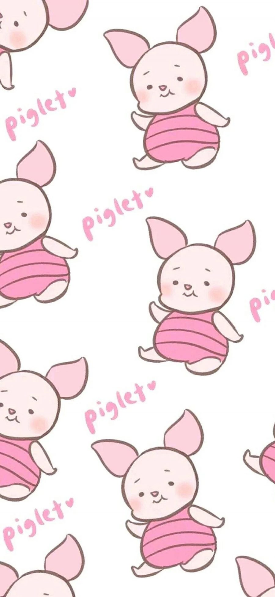 [2436×1125]维尼熊 小猪皮杰 piglet 苹果手机动漫壁纸图片