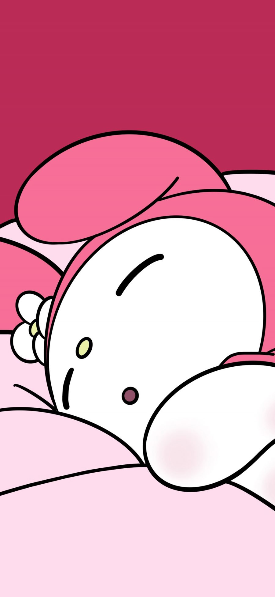 [2436×1125]美乐蒂 melody 动画 粉色 可爱 兔子 苹果手机动漫壁纸图片