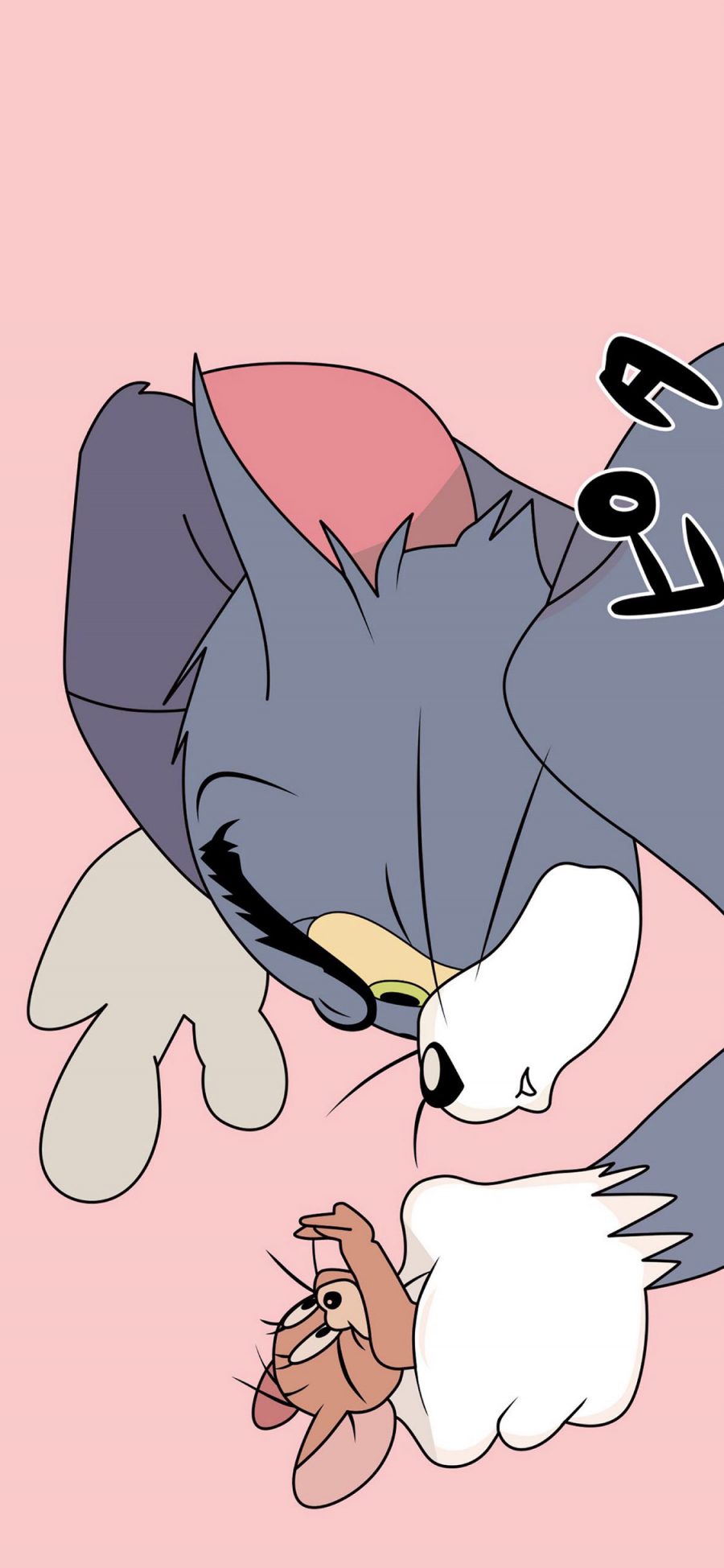 [2436×1125]美国 动画 猫和老鼠 Tom and Jerry 苹果手机动漫壁纸图片