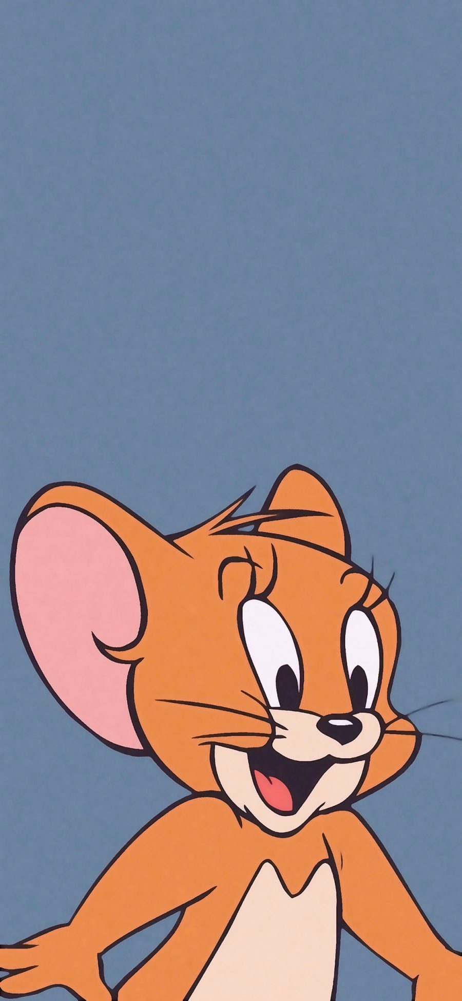 [2436×1125]美国 猫和老鼠 杰瑞鼠 Jerry 苹果手机动漫壁纸图片