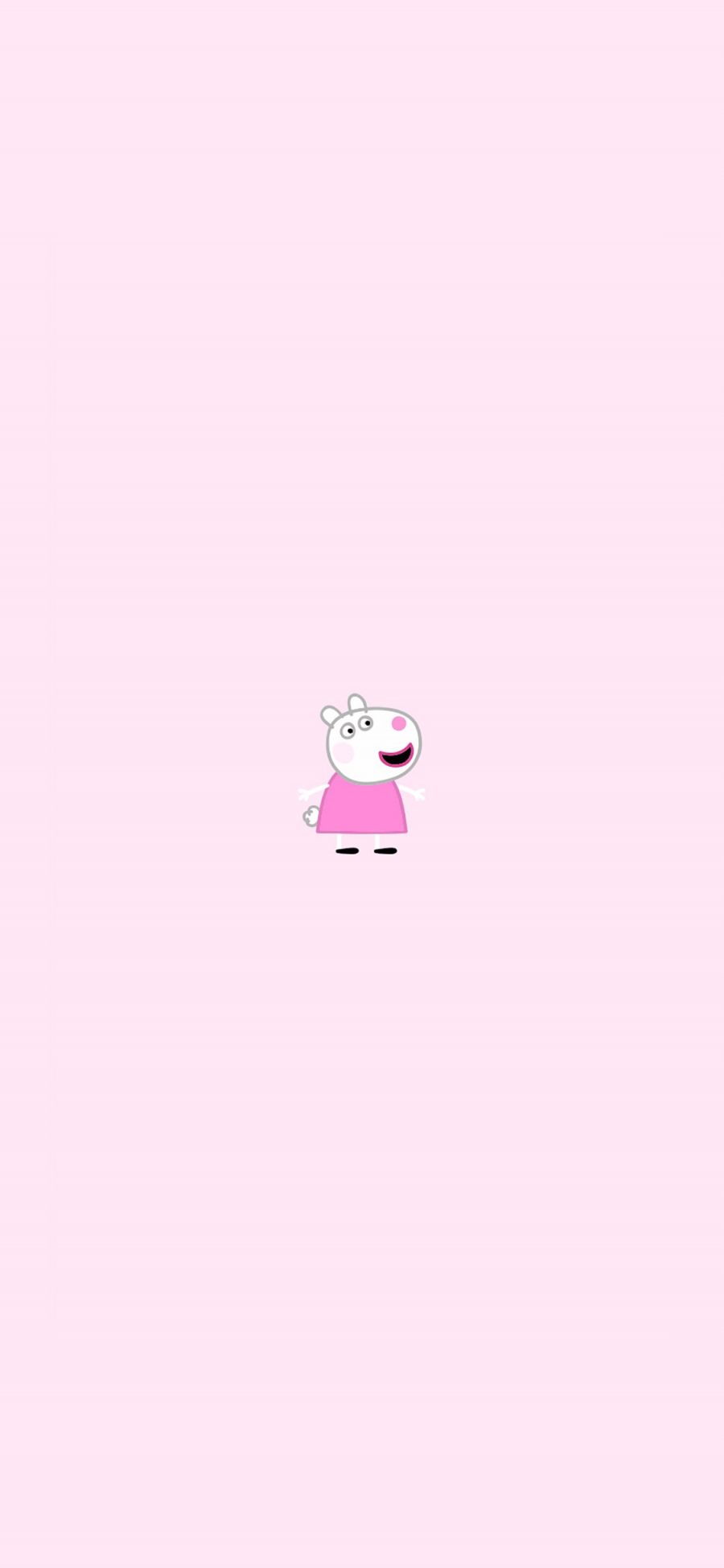 [2436×1125]苏西 小猪佩奇 可爱 粉色 动画 苹果手机动漫壁纸图片