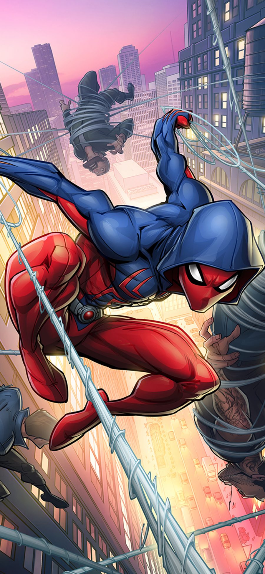 [2436×1125]蜘蛛侠 漫威 超级英雄 欧美 苹果手机动漫壁纸图片