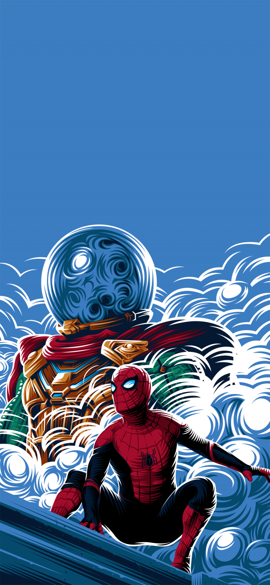 [2436×1125]蜘蛛侠 英雄远征 漫威 超级英雄 欧美 苹果手机动漫壁纸图片