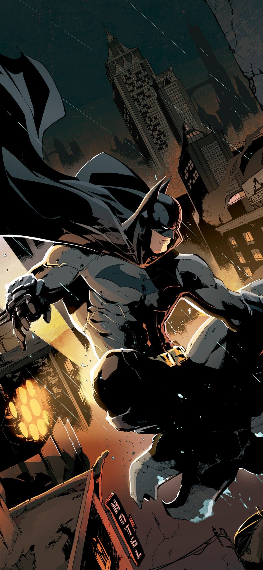 [2436×1125]蝙蝠侠 复仇者联盟 超级英雄 漫威 欧美 苹果手机动漫壁纸图片