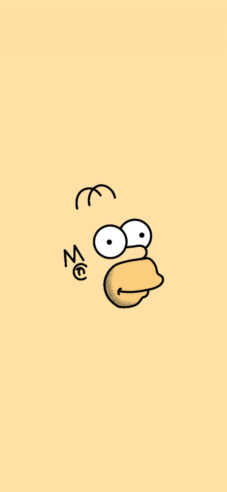 [2436×1125]辛普森 美国 动画 黄色 卡通 苹果手机动漫壁纸图片