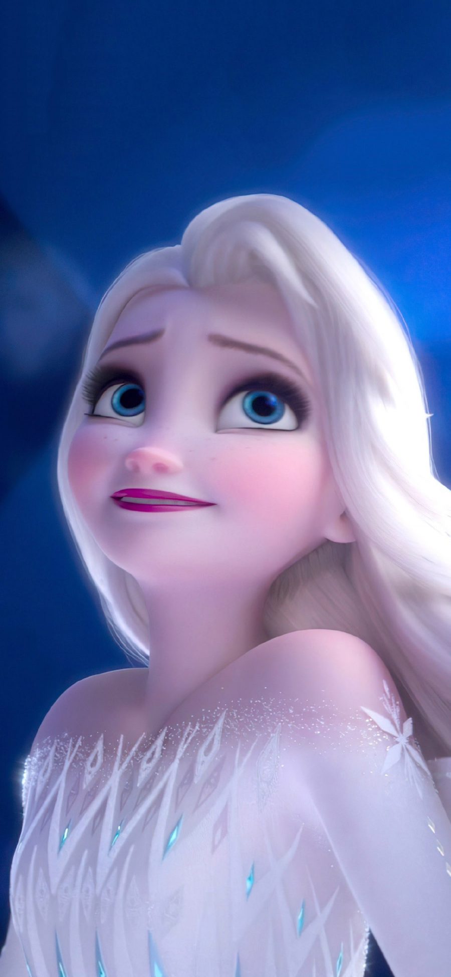 [2436×1125]迪士尼 公主 艾莎 冰雪奇缘 Elsa 苹果手机动漫壁纸图片