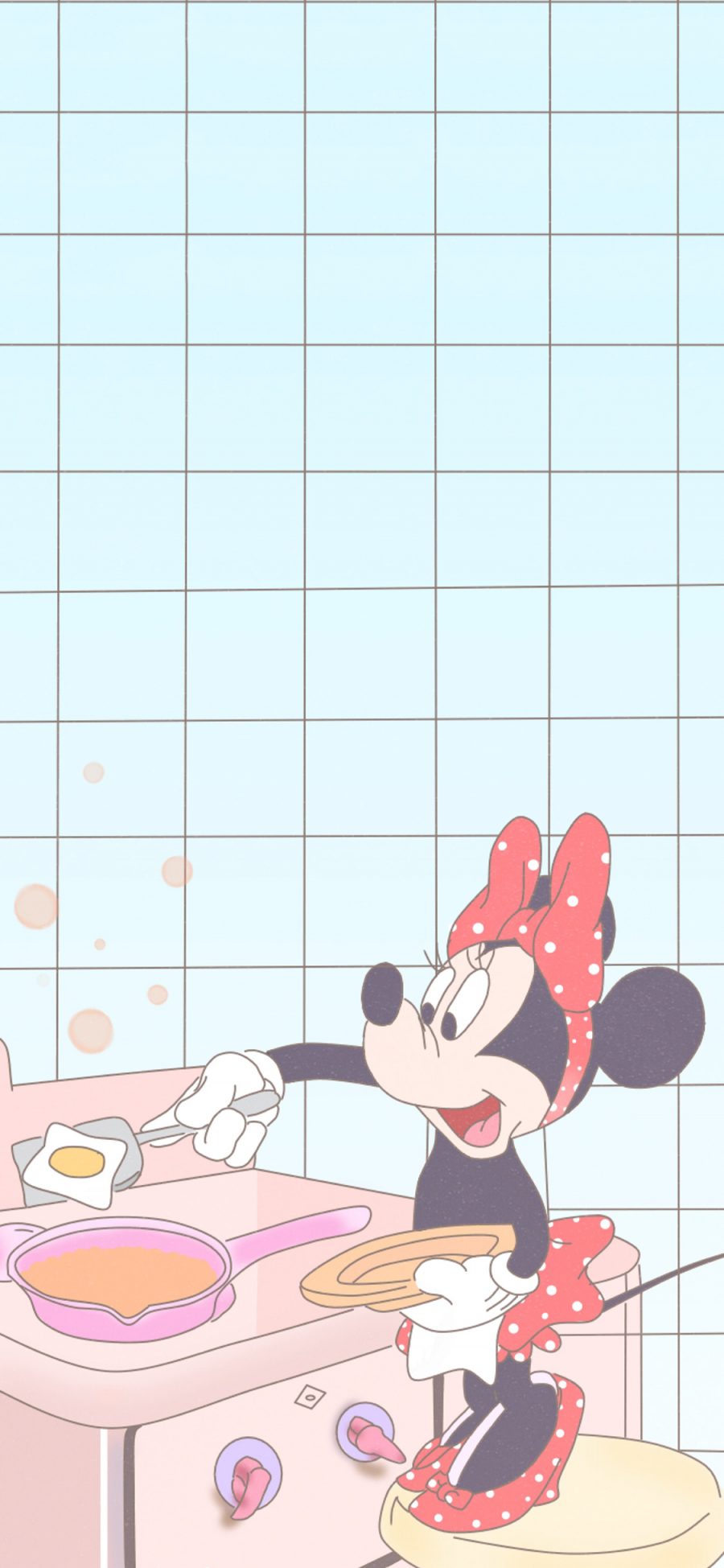 [2436×1125]迪士尼 动画人物 米妮 苹果手机动漫壁纸图片