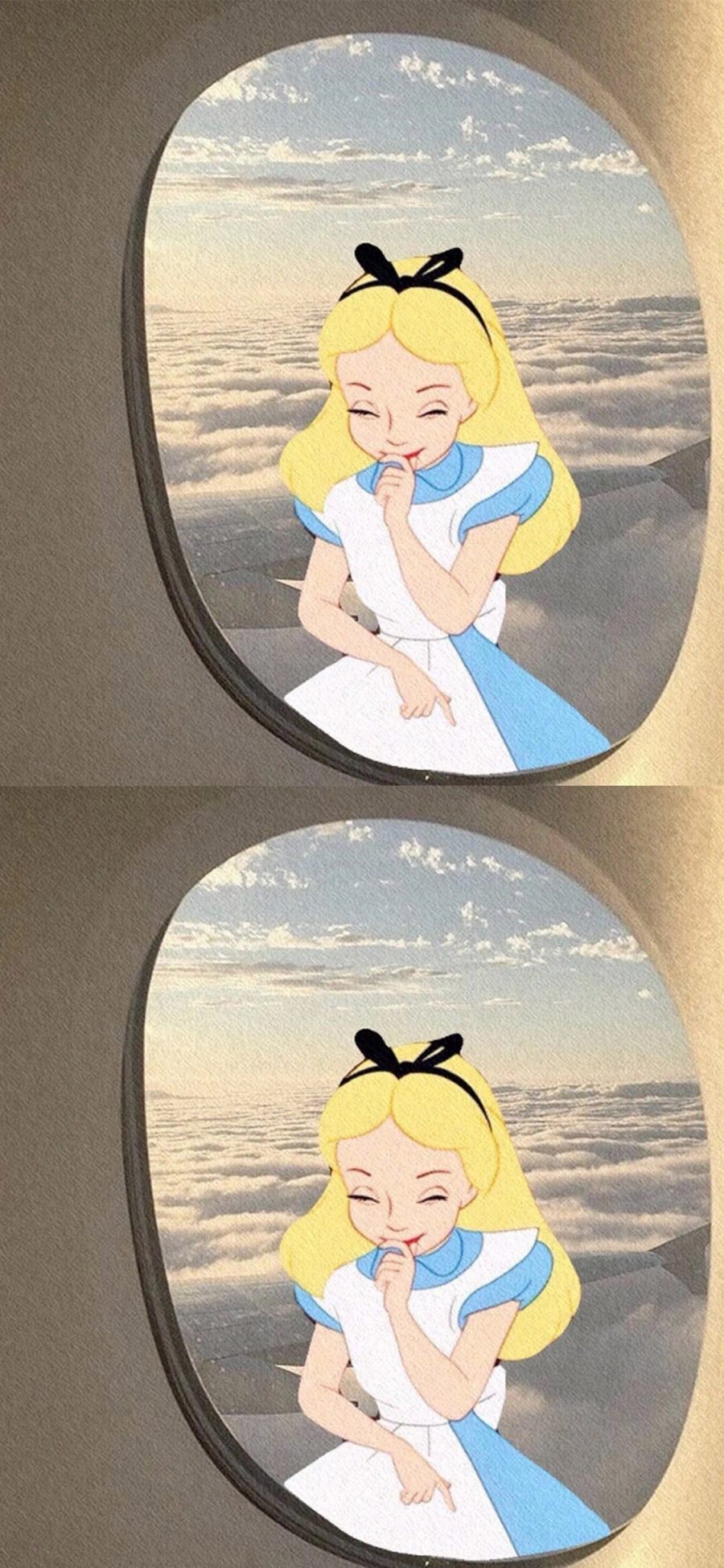 [2436×1125]迪士尼 爱丽丝梦游仙境 公主 苹果手机动漫壁纸图片