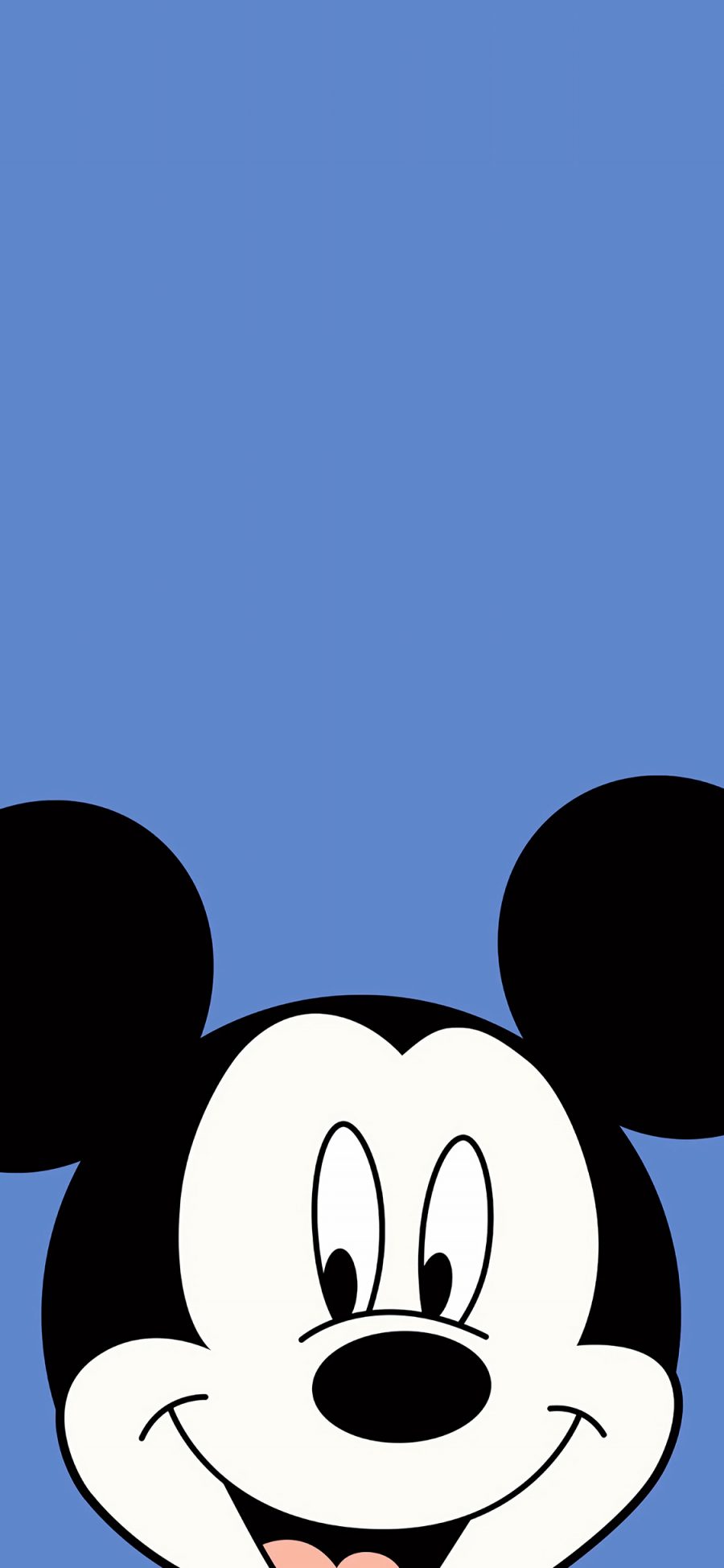 [2436×1125]迪士尼 米奇 卡通 蓝 苹果手机动漫壁纸图片